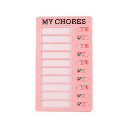 Reusable My Chores Checklist Task Board Daily Schedule Planner Memo Chore Chart Kid Responsibility Behavior Self Discipline C