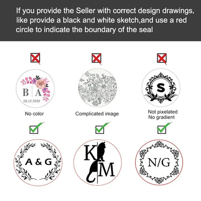 Customized Embossed Stamp Personalized Custom Book Embosser Seal Wedding Invitation Logo Customization Embossing Paper Stamps