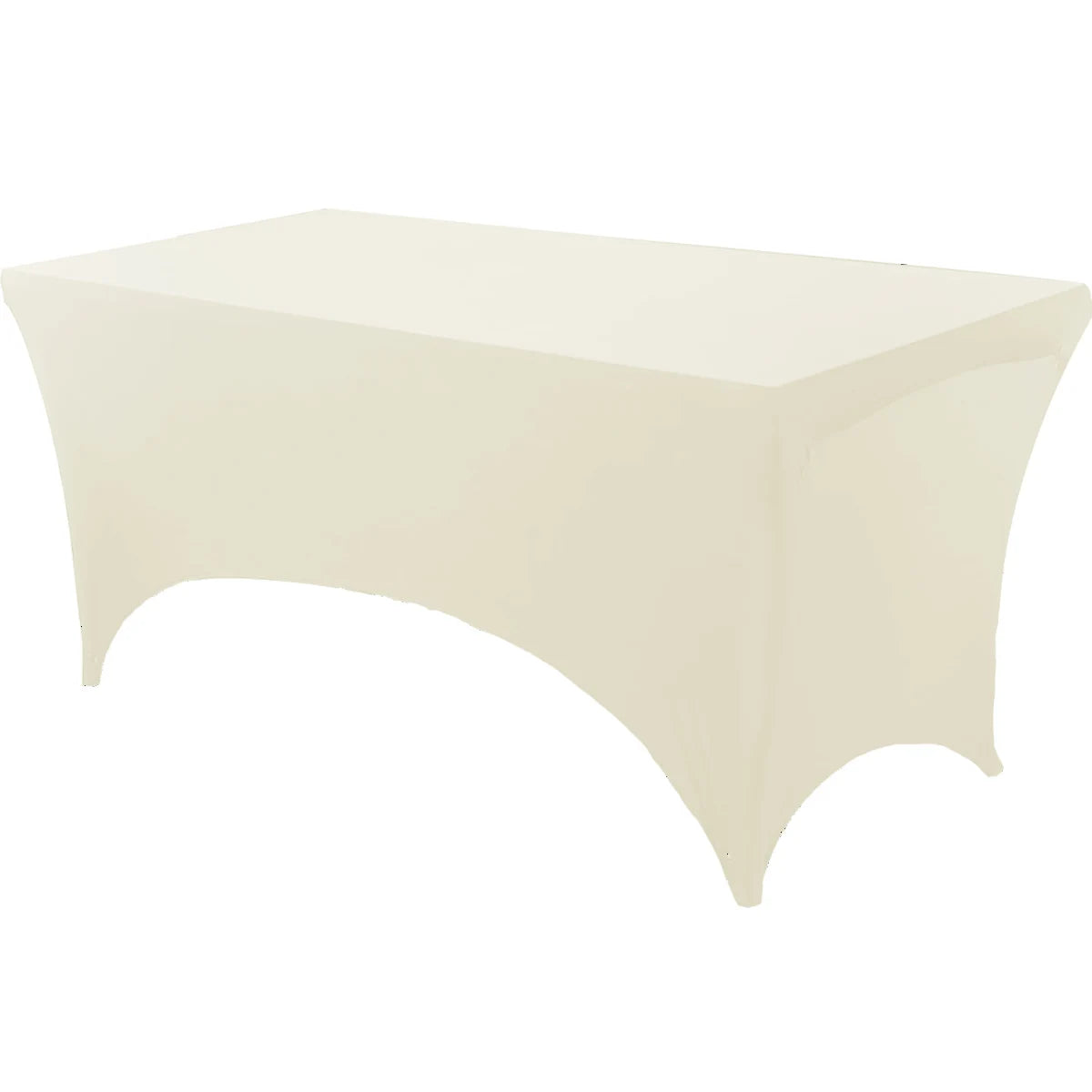 Spandex Tablecloth Tight Fitted Washable and Wrinkle Resistant Stretch Rectangular Patio Table Cover for Event Wedding Partie