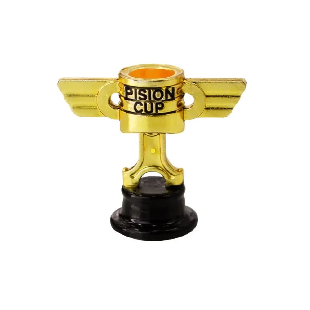 Model PISTON CUP Sports Games Plastic Gold Trophy Awards Competition Champion Winner Award Trophy Toy Children Award Prize - 