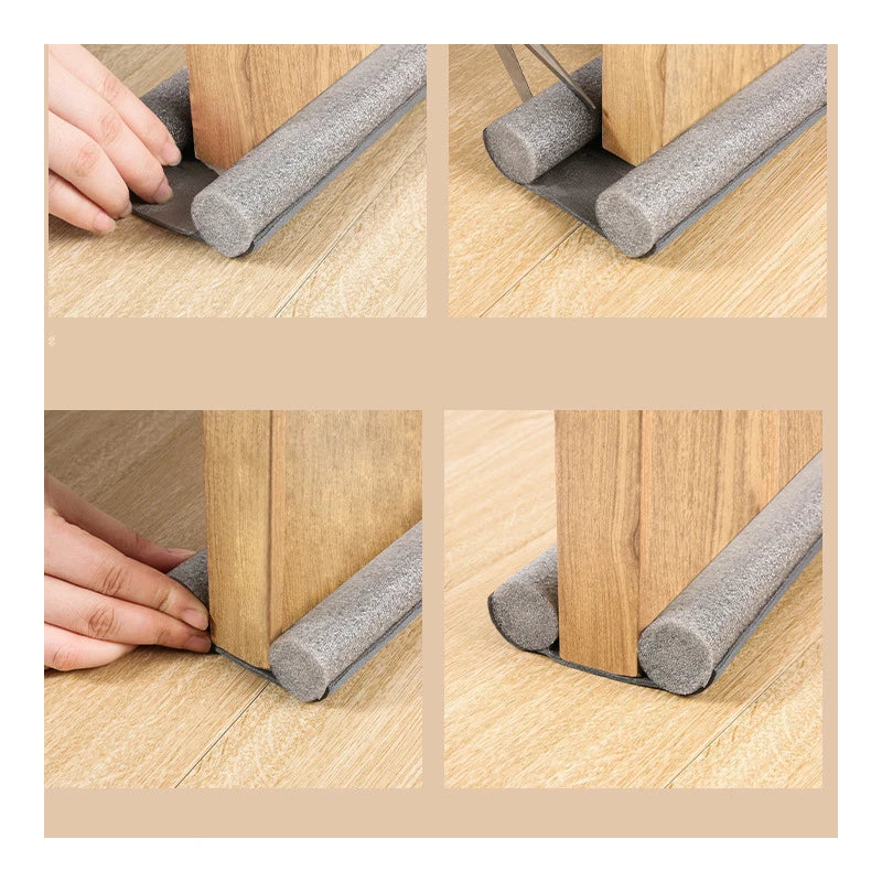 Flexible Door Bottom Sealing Strip Stopper Door Weatherstrip Guard Wind Dust Blocker Sealer Stopper Door Seal