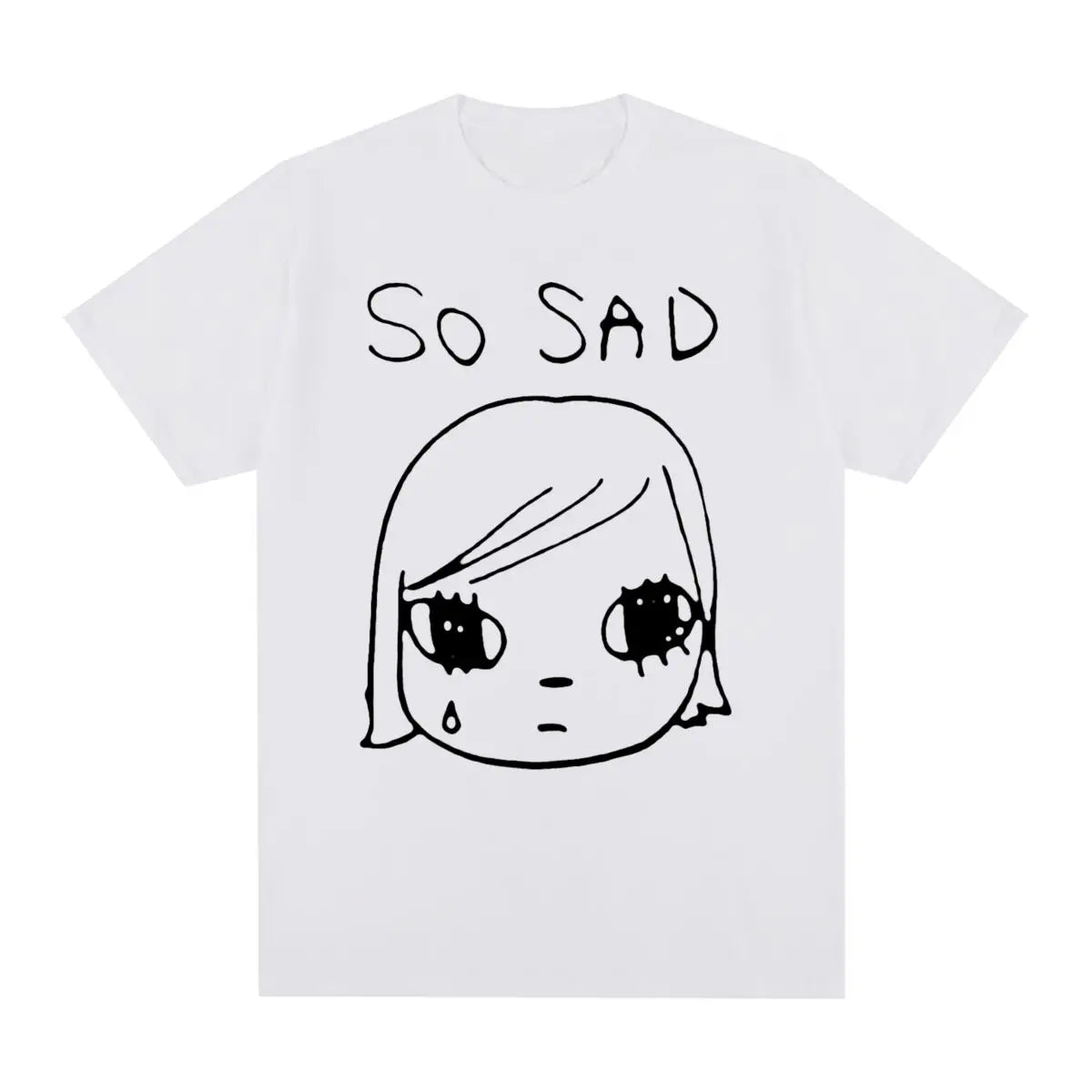 Yoshitomo Nara Sad Vintage T-shirt Japan Party Cotton Men T shirt New Tee Tshirt Womens Tops