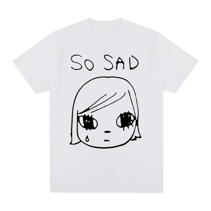 Yoshitomo Nara Sad Vintage T-shirt Japan Party Cotton Men T shirt New Tee Tshirt Womens Tops