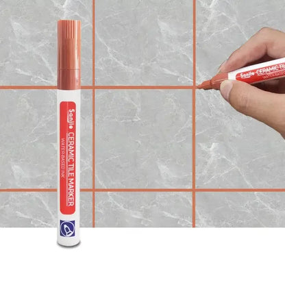 1/3 Pcs Waterproof White Marker Pen Wall Seam Repair Tiles Grout Markers Pens Floor Bathroom Decontamination Paint Brush Tool