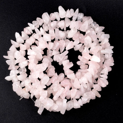 Natural Stone Chips Beads 3-5-8-12mm Irregular Gravel Beads For Jewelry Making Freeform Beads Diy Necklace Bracelet 15'' - Ro