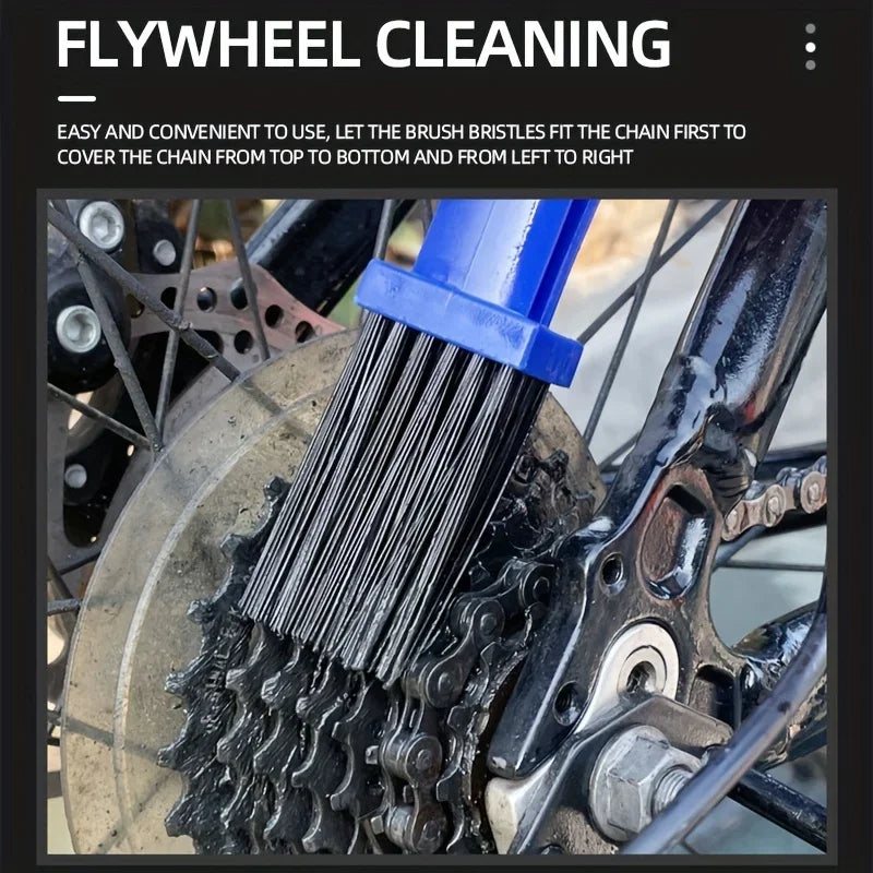 Portable Chain Cleaner Motorcycle Road Bike Chain Clean Brush Bicycle Clean Motorcycle Tools Chain Cleaner Maintenance Tool P