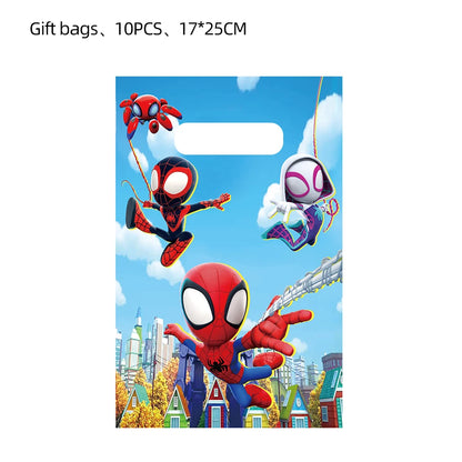 Cute Spider Party Favors Including Bracelet Goodie Bag Pinata Fillers Spider Surprise Favors for His Amazing Friends Party Gi