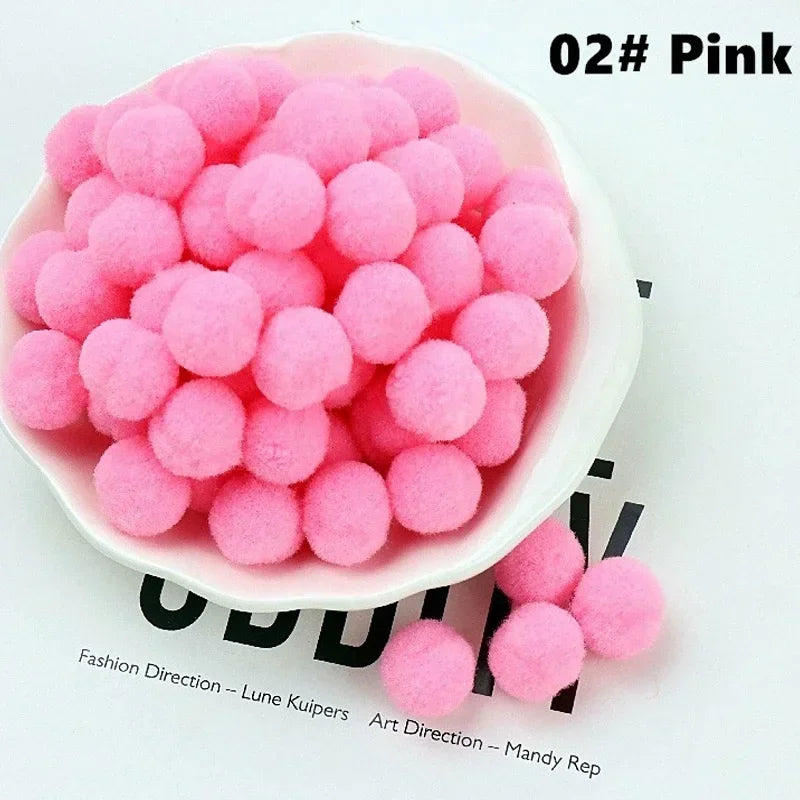 Mini Fluffy Soft Pom Poms Pompoms Ball,Handmade Craft Toys,Wedding Christmas Decor,DIY Sewing Supplies,8mm,10mm,15mm,20mm,30m