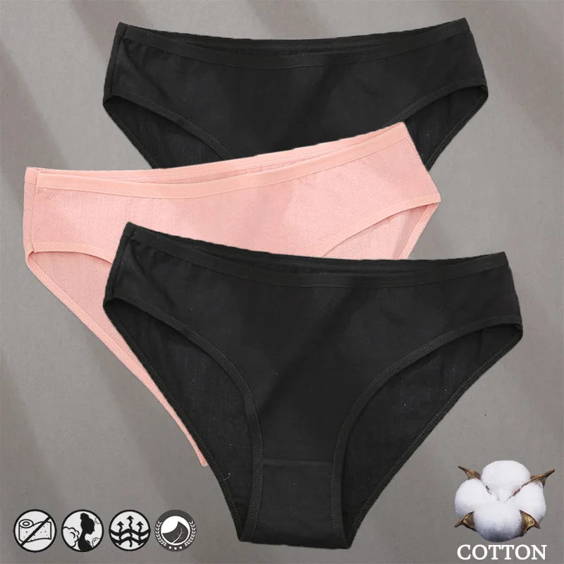 Cotton Panties Jacquard Design Pattern Women Panties Underwear Sexy Female Lingerie Briefs Solid Color Intimate Pantys for Wo