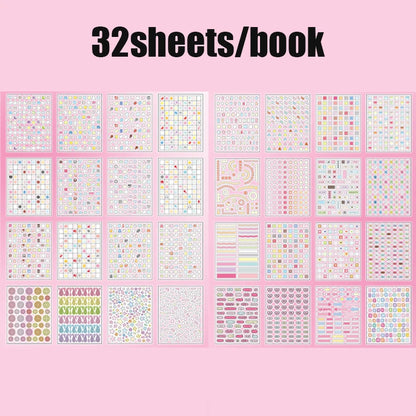 Mr Paper,kawaii Mini Deco Sticker Book scrapbooking stickers stickers aesthetic cheap stationery supplies journaling statione