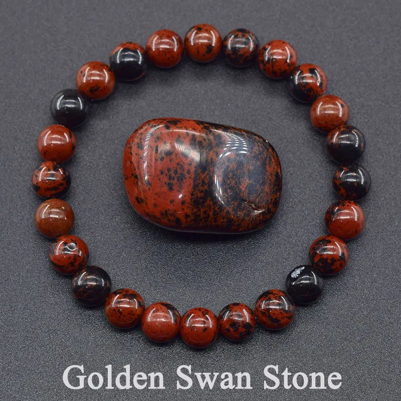 5A Natural Tiger Eye Bracelets Men Women Charm Natural Stone Jewelry Health Protection Soul Healing Couple Crystal Bead Brace