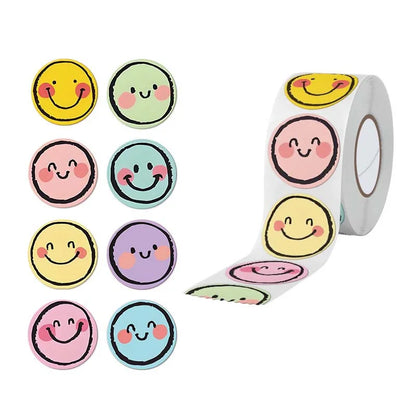 100-500pcs Cute Reward Stickers for Kids School Supply - DIY Thank You Sealing Labels Stationery Toy Game Tags for Teachers G