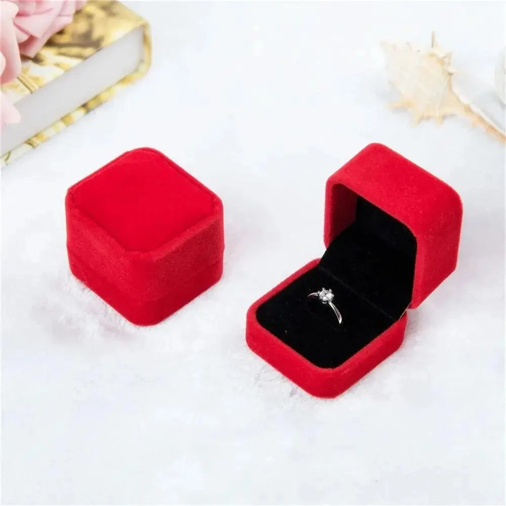 Jewelry Packaging Necklace Packaging Organizer Ring Box Bulk Gift Box Earring Holder Gift Box Necklace Organizer - Red
