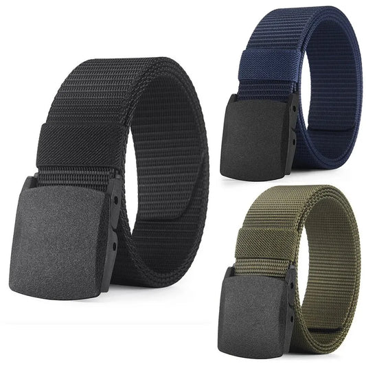 Men's Belt Outdoor Casual Canvas Belt Metal Free Training Nylon Tactical Belt With Pants Jeans Belt Sports Belts For Men Wome