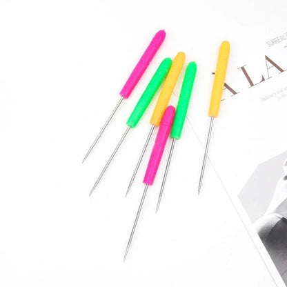 3pcs/lot Hand Craft DIY Tool Set Plastics Handle Scratch Awl Sewing Awl Tool for Sewing, DIY Handicrafts