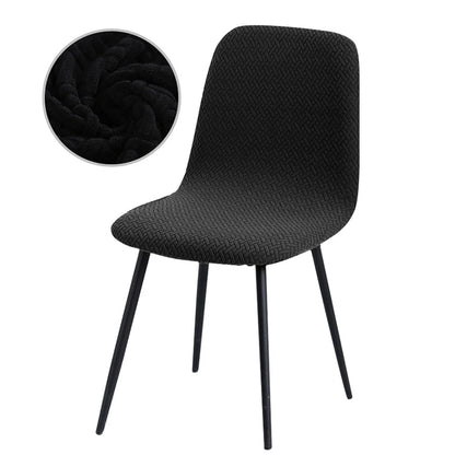 Higher Quality Velvet Chair Cover 1/2/4/6 pcs Stretchable Chair Cover For Dining Room 2 Type of Fabrics Chair Slipcover For H