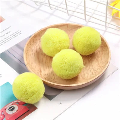 Multi Size Pom Piel 15mm/20mm/25mm/30mm/40mm Soft Pompones Fluffy Plush Crafts DIY Pom Pom Bal Wedding Sewing Party Accessori