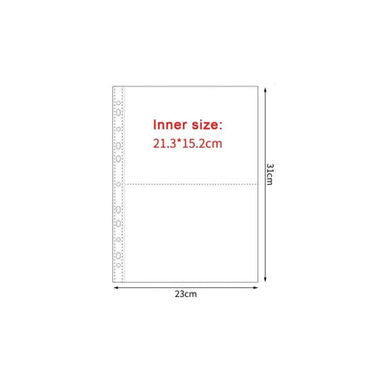 A4 Kpop Photocard Binder Sheets Multiple Pockets Sleeve PP Acid Free Photo Album Refill Pages Card Stamp Die Jewelry Storage