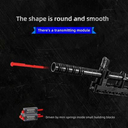 Military MK14 Battle Rifle Simulation Gun Assembled Building Blocks Bricks Model MOC Army Firearm Weapons Set Boys Toys Kid G