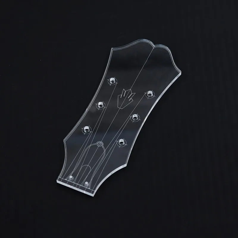 Guitar Head Template Electric Guitar Acoustic Guitar Ukulele Transparent Acrylic Template Guitar Making Mold
