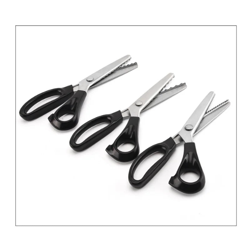 DIY Necessary Sewing Tools Tailor's Scissors 3/5/7mm Wave Lace Dressmaker's Shears Stainless Steel Hand Scissors