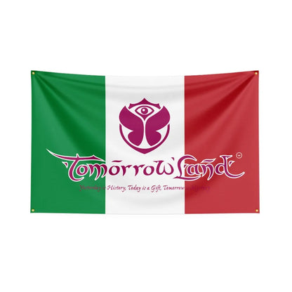 Tomorrowland Festival Flag Polyester Digital Printing Electronic Music Banner