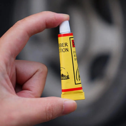Bike Tire Patch Kit - Instant Puncture Repair Glue & Rubber Cement for Bicycle Inner Tube Tires