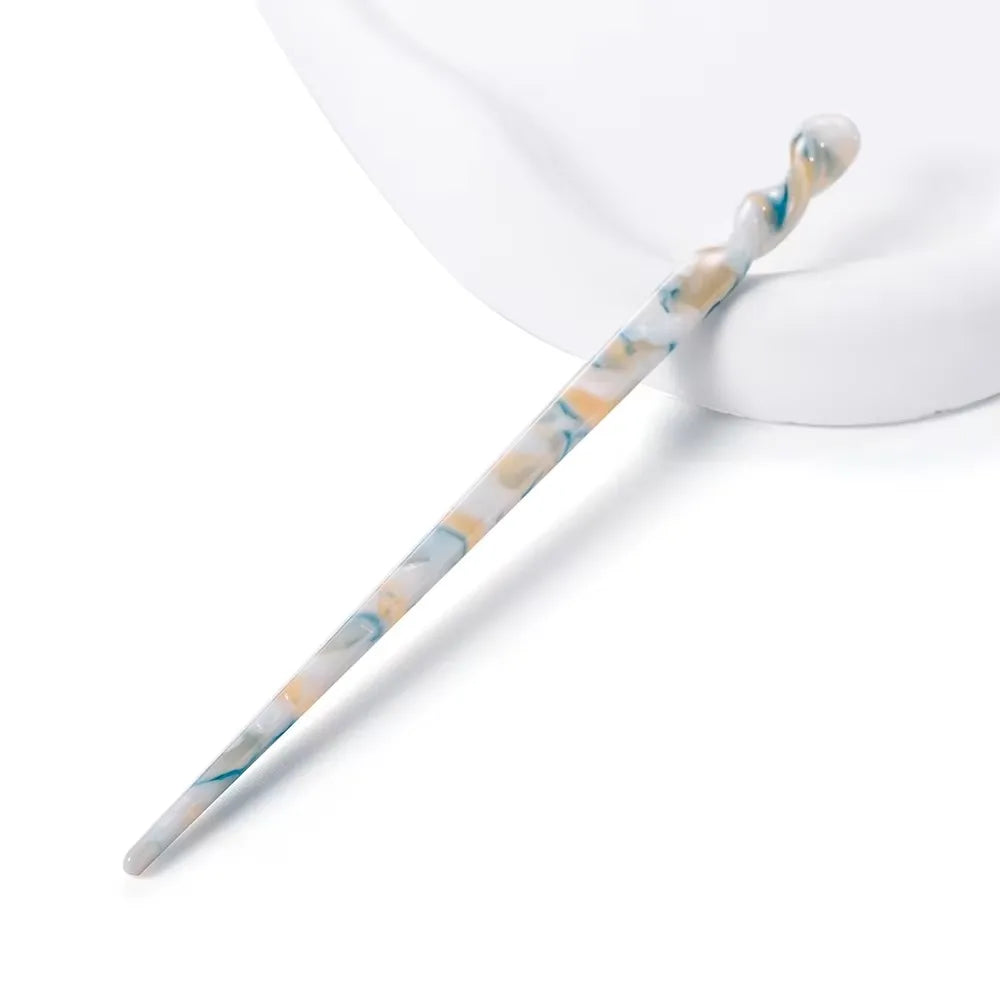 Chinese Style Hair Sticks Vintage Acetate Resin Chopstick Women Hairpins Hair Clip Pin Headwear Wedding Hair Jewelry Accessor