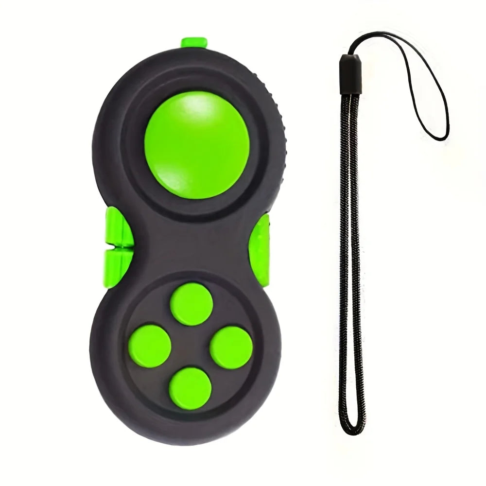 Fidget Pad Retro Classic Fidget Controller Handheld Fidget Game Controller Fun Fidget Pad Packs Classic Fidget Toys - green