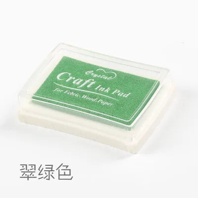 1pc 15 Colors Big Ink Pad Stamp Planner Scrapbooking Silicone Stamps Inkpad Diy Diary Greeting Card Making Supplies Inpad - e