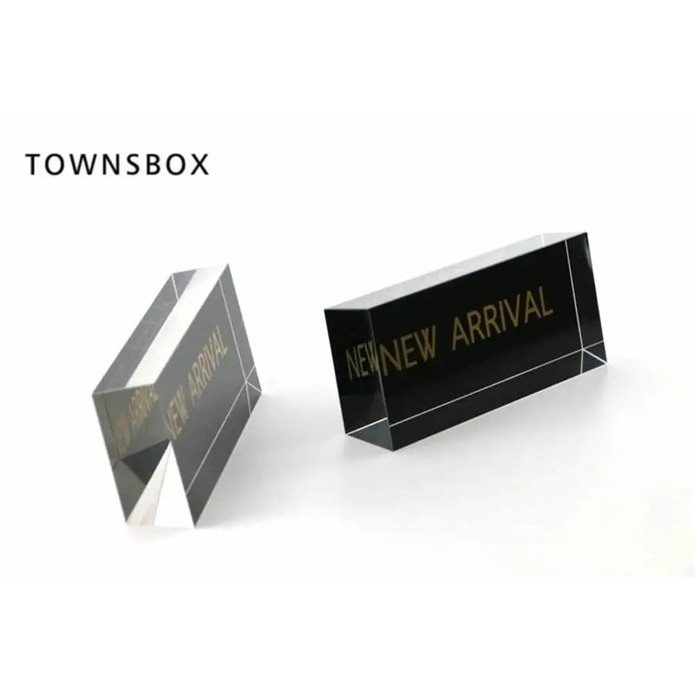 Store Shop Advertising Signage Logo Mark Brand Plate Acrylic Block Letters Block Customized Price Info Billboard