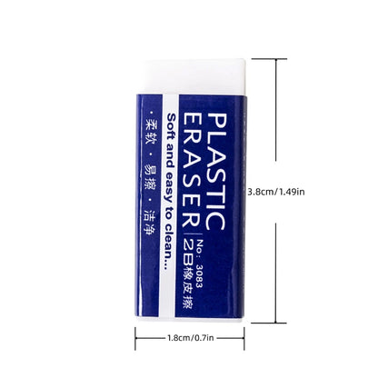 6 Pcs Soft Rubber 2B Pencil Eraser Student Art Sketch Painting Correction Supplies School Exam Writing Eraser Stationery