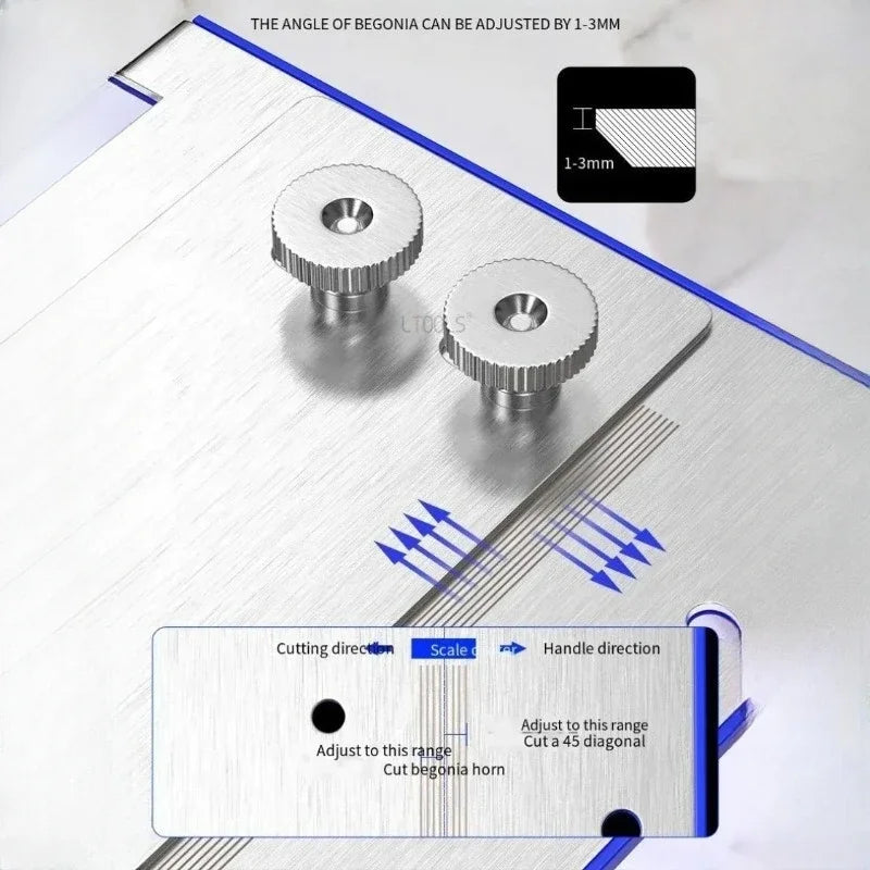 Tile Chamfering Cutting Tool For 100 Type Angle Grinder Portable Chamferer