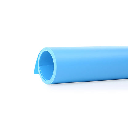 55*120cm Solid Matte PVC Anti-wrinkle Waterproof White Photo Backgrounds Backdrop for Photography Subject shooting - Blue