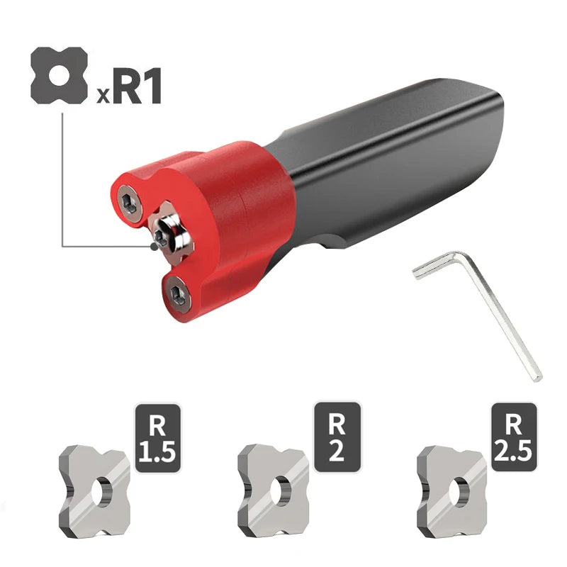 New Woodworking Edge Trimming Knife and Blade Corner Manual Planer Blade Hand Tools Wood Deburring Chamfering Fillet Scraper 