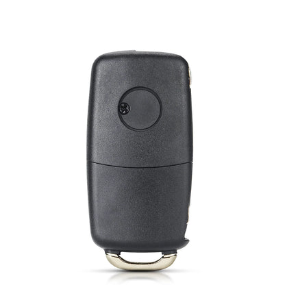 KEYYOU 2 3 Buttons For Volkswagen VW Passat Polo Golf Touran Bora Ibiza Leon Octavia Fabia Folding Flip Key Shell Case No Bla