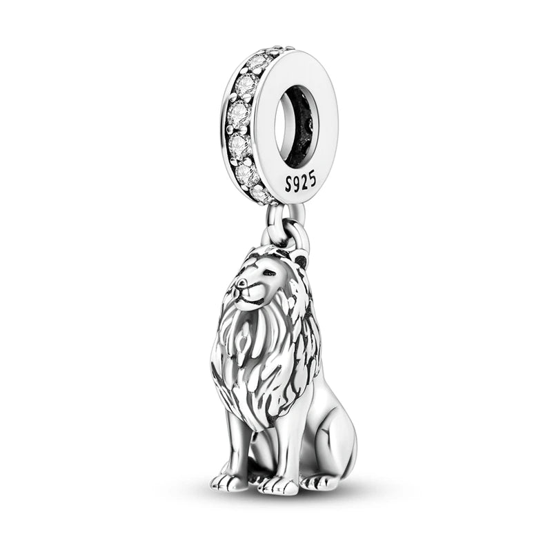 925 Sterling Silver Charms Beads Pendant Tree of Life Dog Elephant Love Heart Charm Fit Original Bracelet DIY Women Jewelry G