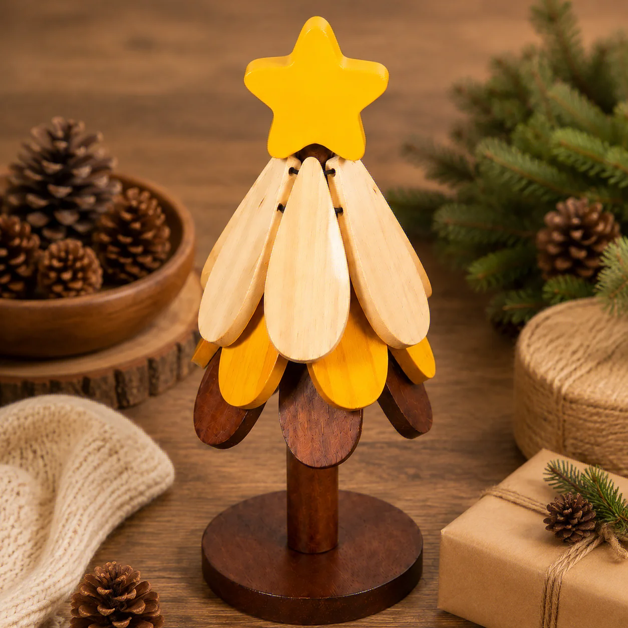 Tree-Shaped Heat Resistant Trivet, Non-Scald Table Pot Pad, Creative Home Decor & Holiday Gift