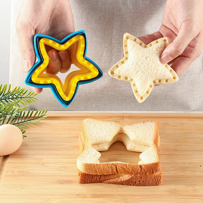 Sandwich cutting and sealing machine, biscuit plastic cutting machine, household kitchen tools, baking molds, creative cuttin