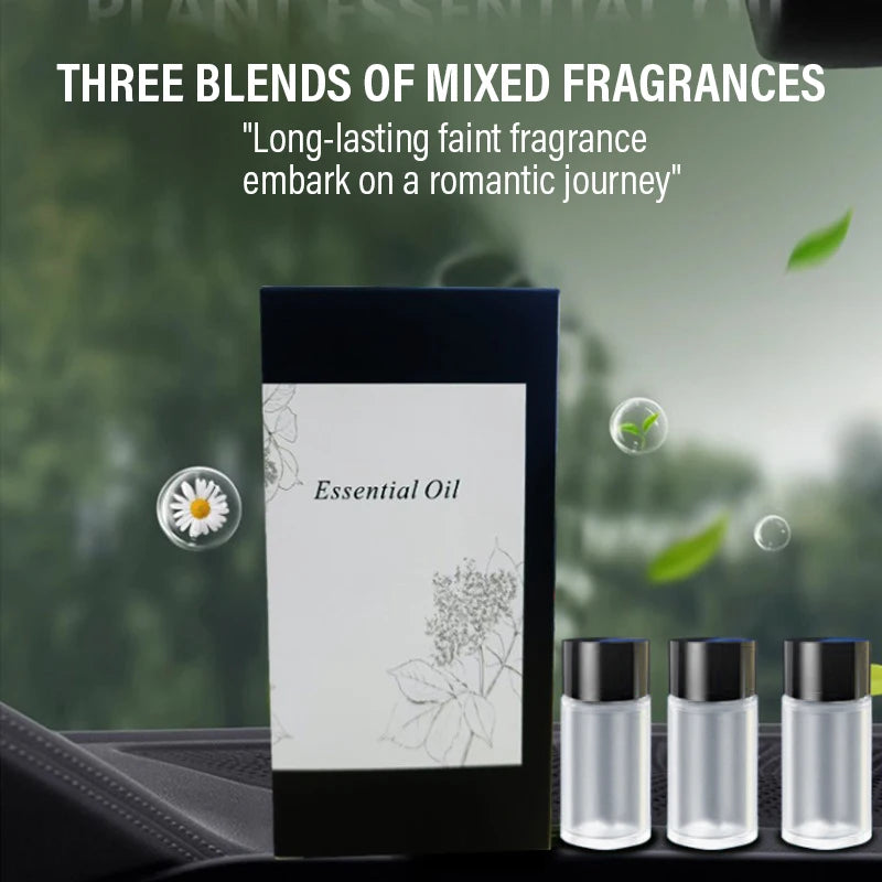 3Pcs Essential Oil Used To Refill Electric Car Aroma Diffuser Humidifier Fragrance Aromatherapy Refill Kit Car Aromatherapy O