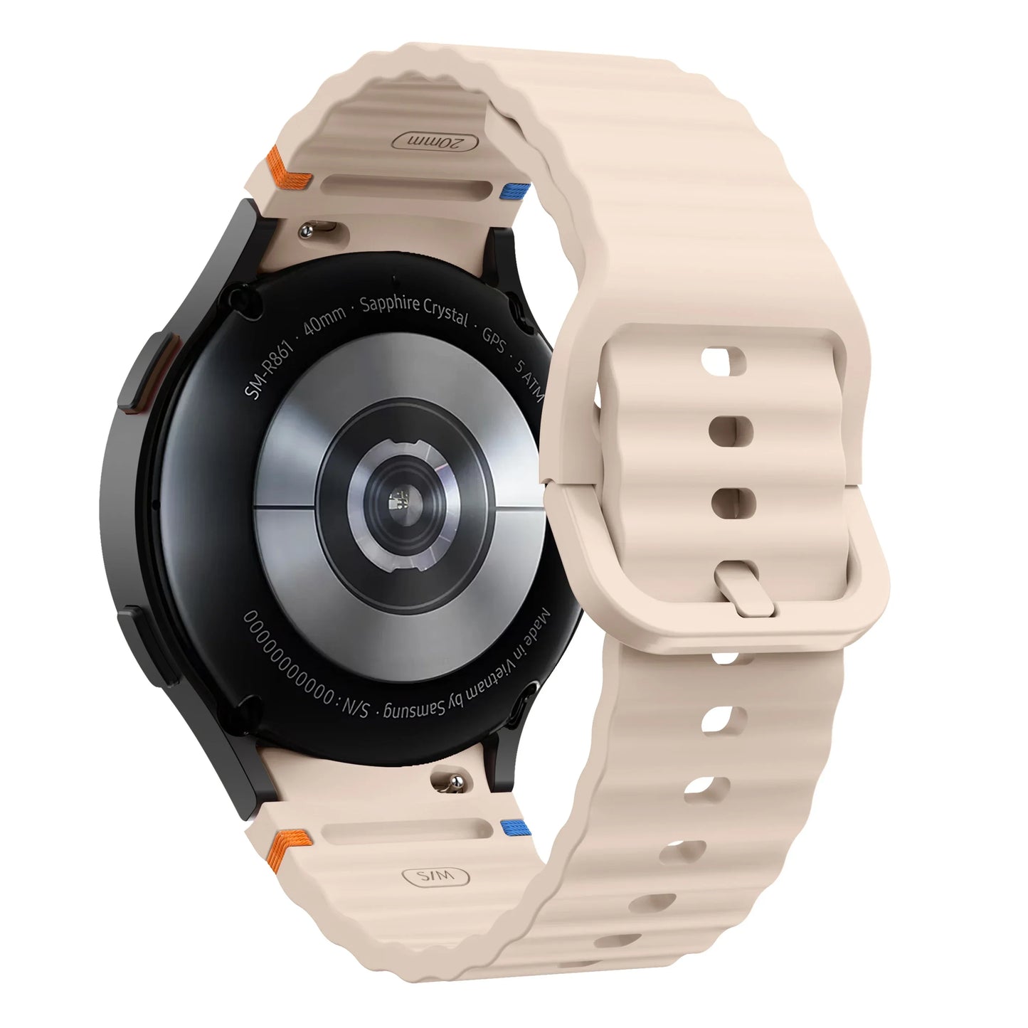 Original Silicone Band for Samsung Galaxy Watch 7 FE 6 4 Classic 5 Pro 44mm 40mm 43mm 47mm 45mm Bracelet Galaxy Watch6 7 Stra
