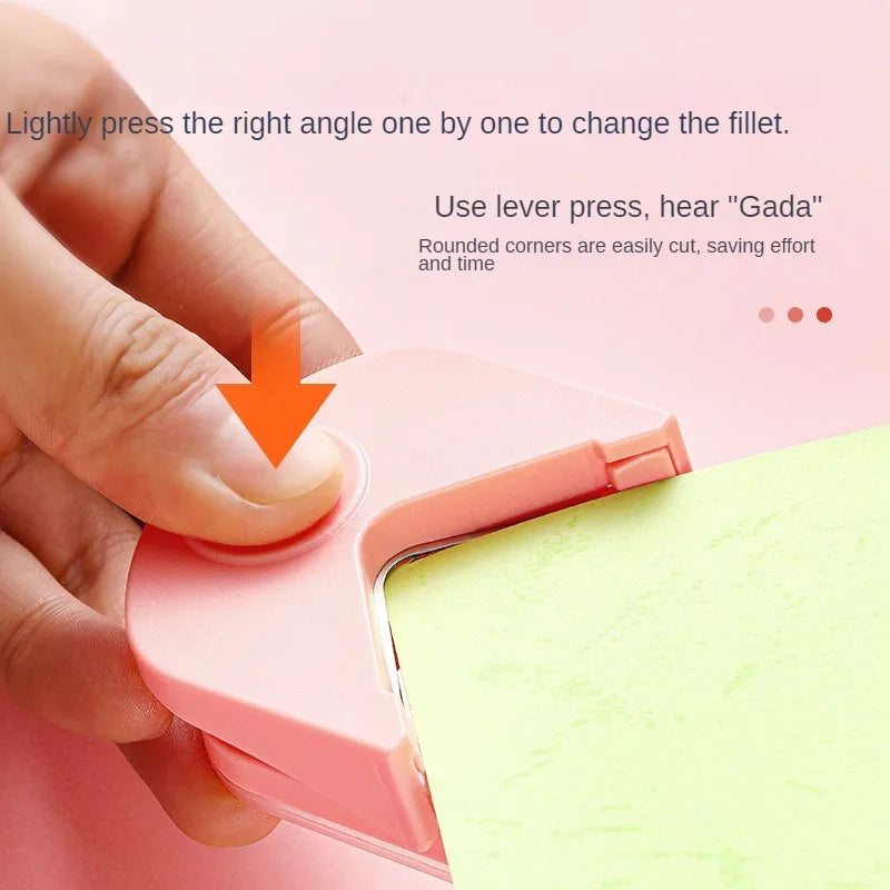 R4 Card Rounded Cutter Corner Rounder Paper Portable Hole Trimmer Angle Border Punch Photo Scrapbook Office DIY Craft HandToo