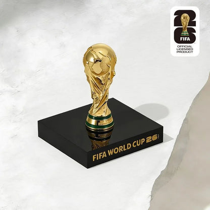 Official FIFA 2026 US Canada Mexico World Cup 3D World Cup Trophy Model Souvenir Decor Figurine Football Fan Gift