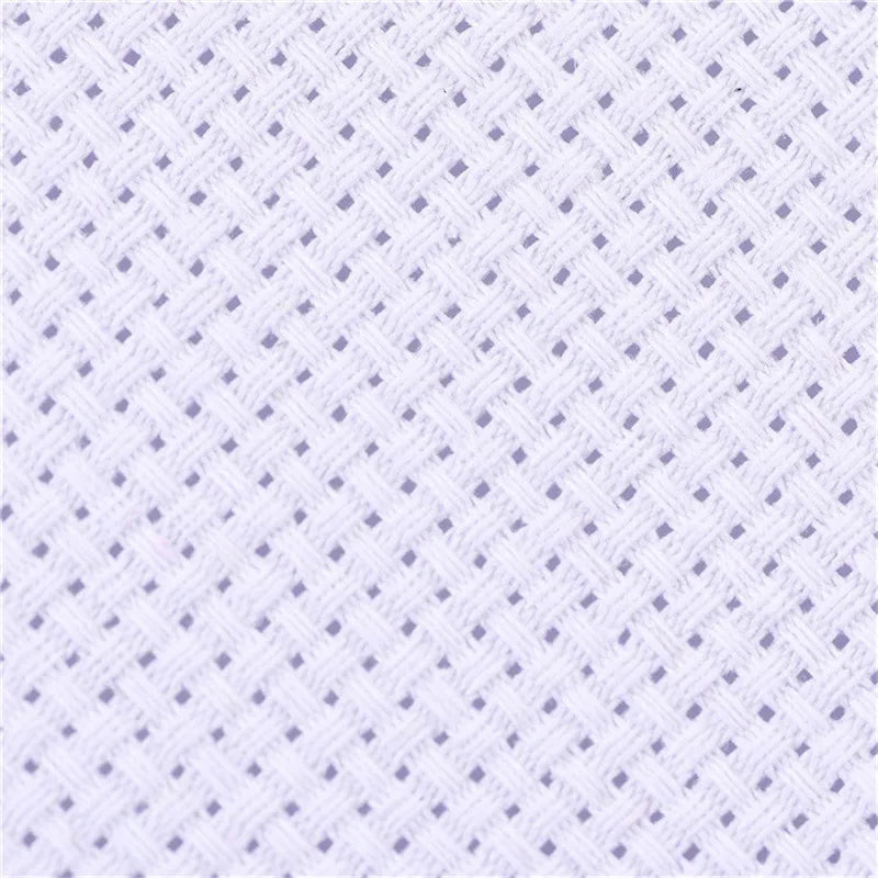 11CT 14CT Aida Cloth 30x30cm 30x45cm Cotton Embroidery Cross Stitch Fabric DIY Needlework Sewing Handcraft Cloth For Women Mo