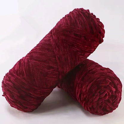 DIY 100% Polyester Velvet Yarn Amigurumi Accessories Dolphin Baby Plush Yarn Soft Chenille Yarn for Knitting 1 Skein 100g 130