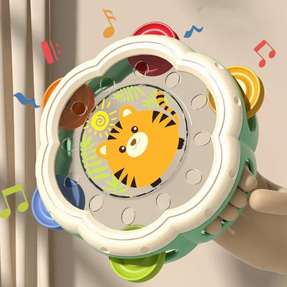 Baby Musical Instruments Drum Toys Montessori Learning Toys for Toddlers 1-3 Baby Early Hand Development Interactive Music To