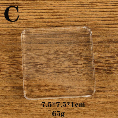 Clear Acrylic Stamp Block Use Clear Cling Mounted Rubber Stamp DIY Scrapbooking Clear Photo Album Decorative Handmade Tools -