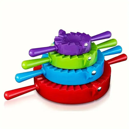 Professional Dumpling Maker Mold-Ergonomic Handle,Durable Plastic,Multi-Color for Dumplings,Cookies,Pastry-Easy Use Kitchen T