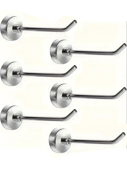 5pcs Magnetic Hook, Heavy Duty Magnet Hook, Magnetic Cruise Hook Hanging, Large Metal Magnetic Hook, Can Be Used For Grill, -