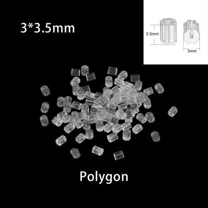 200-2000pcs Soft Silicone Rubber Earring Back Stoppers for Stud Earrings DIY Earring Findings Accessories Bullet Tube Ear Plu